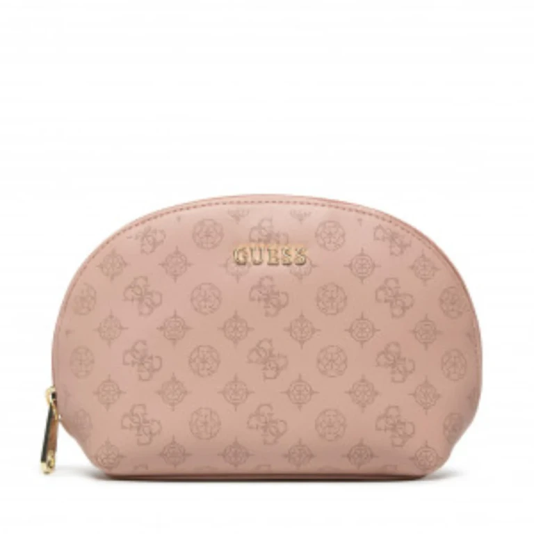 Nude fabric makeup bag