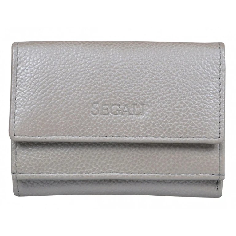 Women's Leather Wallet silver
