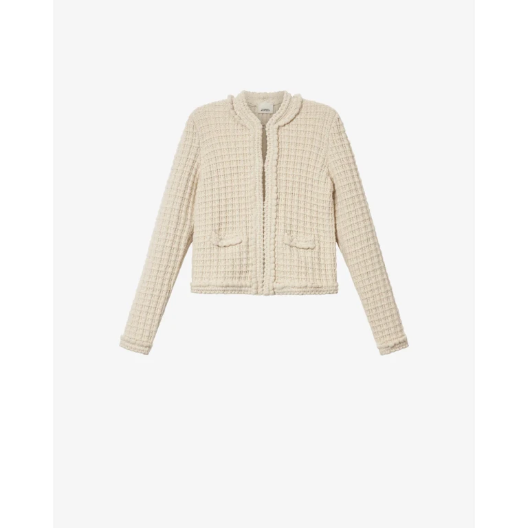 Cardigan Hortense En Laine - Femme - Écru - Taille34 - Isabel Marant