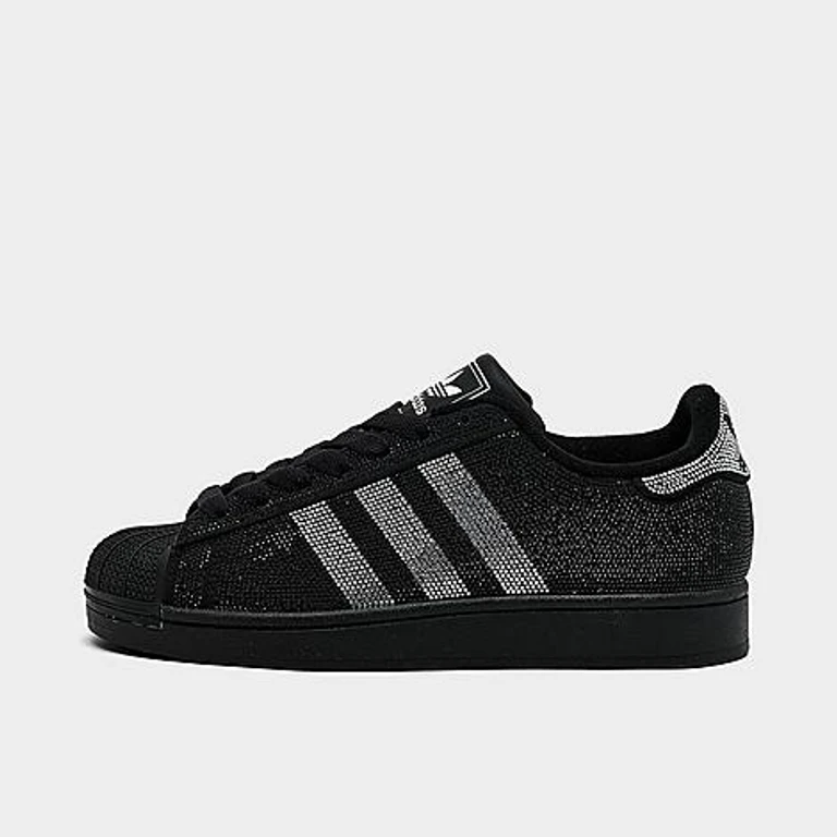 Originals Superstar Freizeitschuhe in Crystal Black/Silver