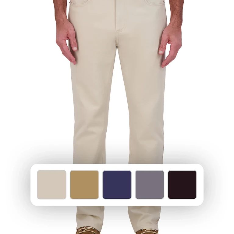 IRON PATRIOT 5 POCKET TWILL PANT - KHAKI 30X30:- 30X30, Khaki