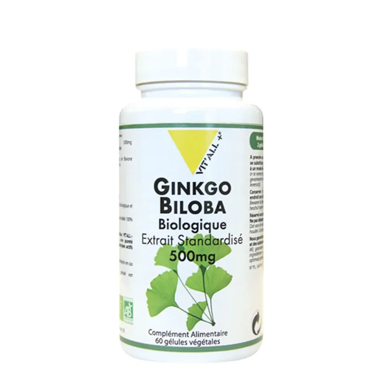 Ginkgo Biloba Bio Extract Standardize 500mg 60 Capsules