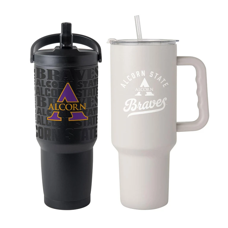 Alcorn State Braves Stainless Steel Tumbler Set