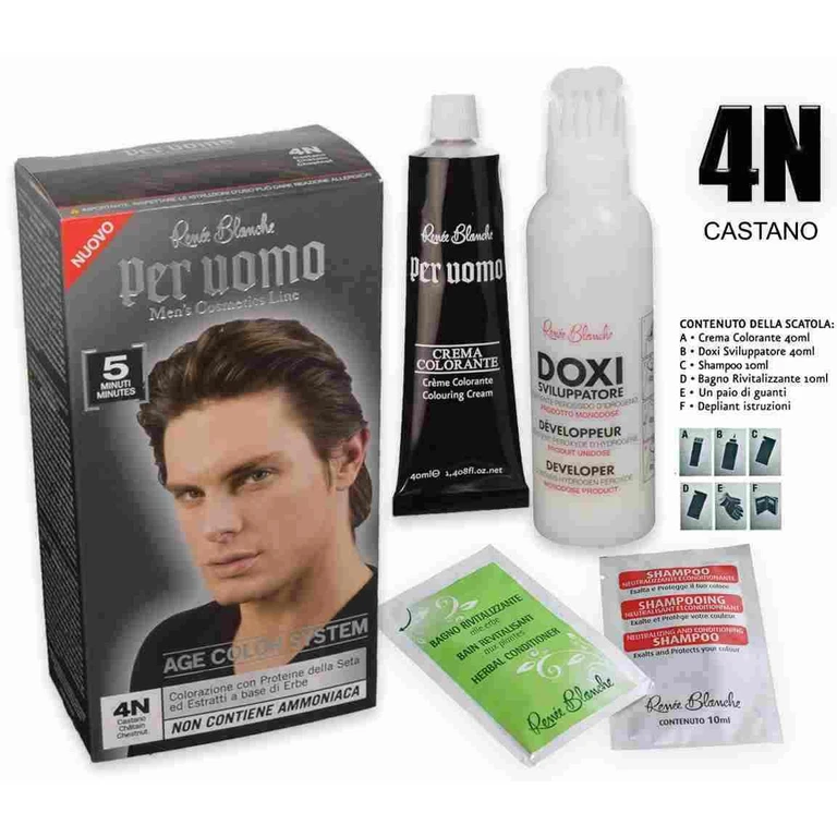 Renee blanche man color cream 4n brown
