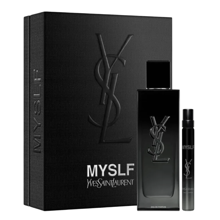 Set Yves Saint Laurent: Myslf Eau de Parfum for men refillable 100 ml + Myslf Eau de Parfum for men 10 ml