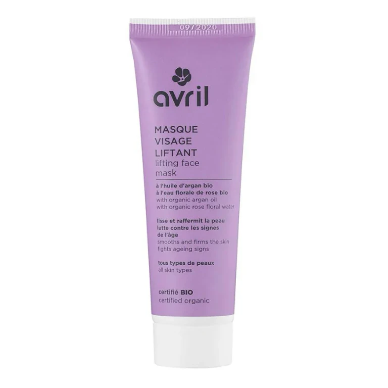 Lifting mask with argan oil and organic rose floral water 50ml