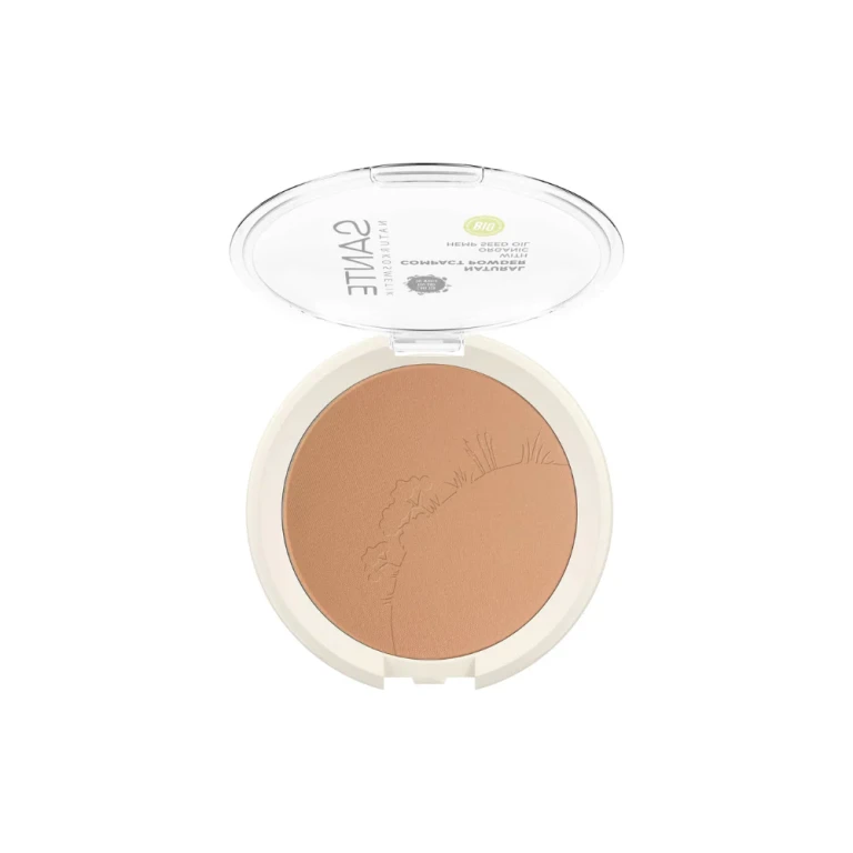 Natural compact powder, 03 warm honey (9 g)