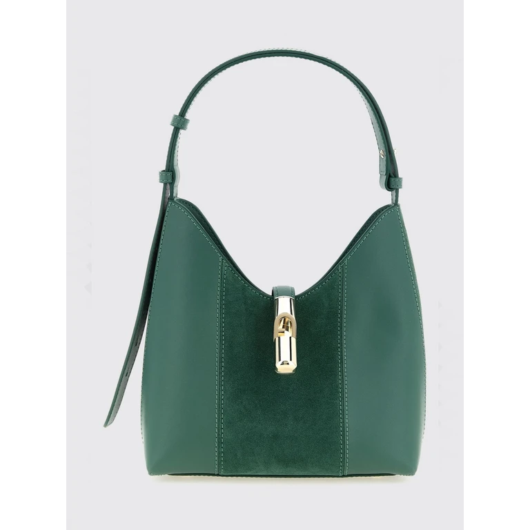 Bolso hobo Furla Goccia en verde bosque