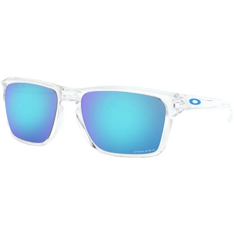 Sylas Sunglasses - Polished Clear - Prizm Sapphire Iridium Lens - Men's