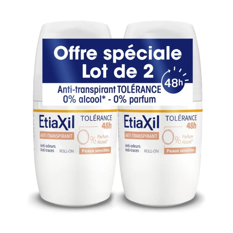 Anti-Transpirant Tolerance 48H - Roll-On 2x50ml