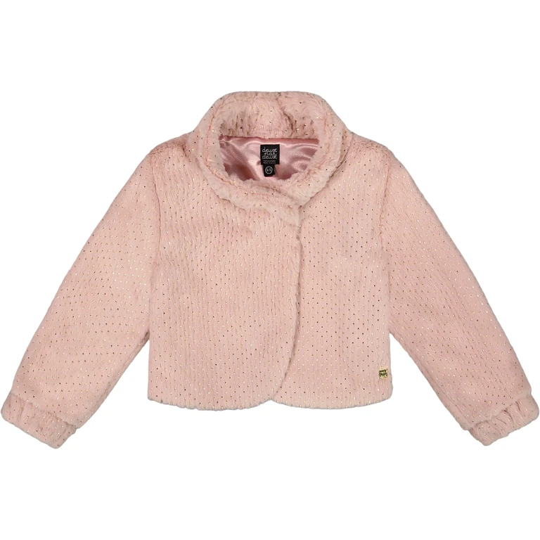 Fake Fur Short Jacket - Little Girl