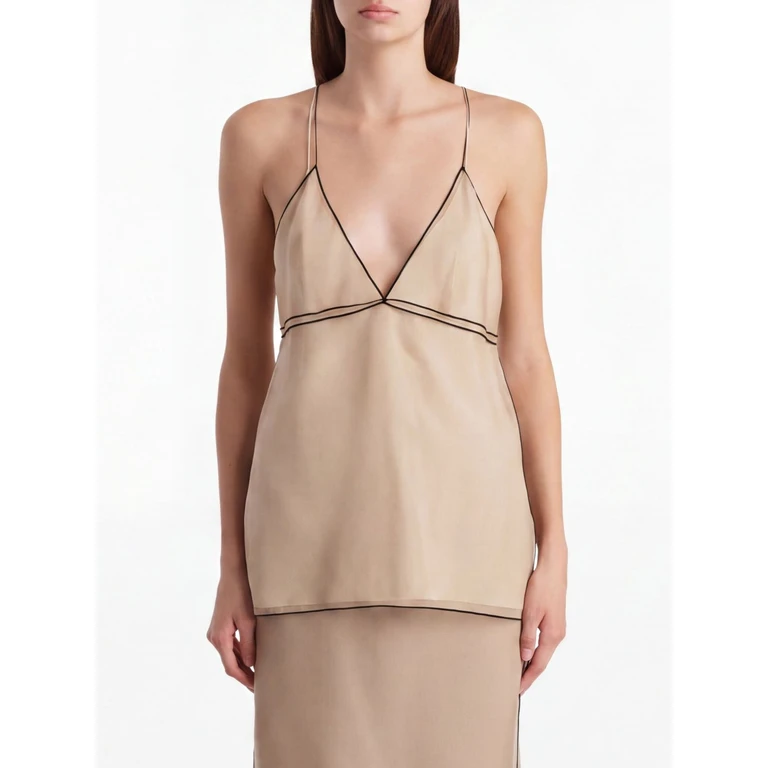 Top Woman color Beige (24661412W343459)