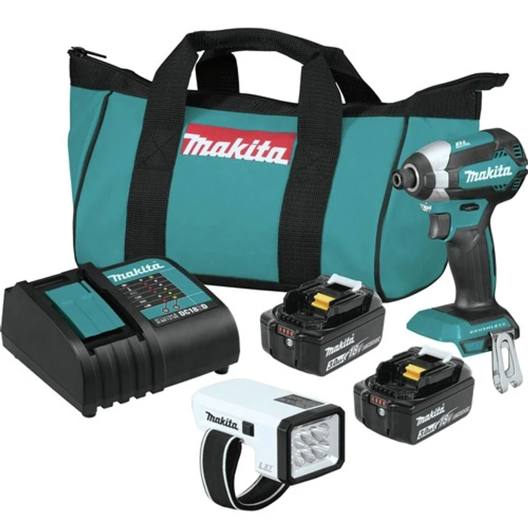 18V LXT Brushless Lithium-Ion Cordless Impact Driver Kit with LED Flashlight (3 Ah)