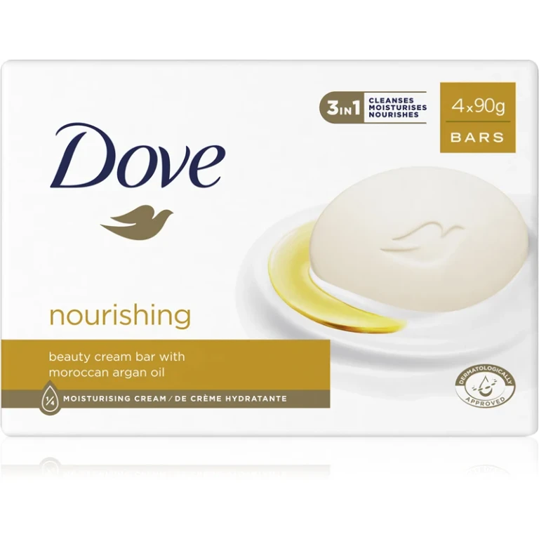 Solid Cream Soap With Argan Oil 4X90 G