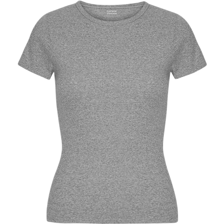 Rib Short Sleeve T-Shirt - Women's