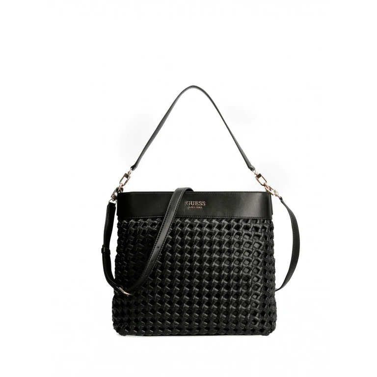 , Sicily, Artificial Fiber, Fabric Bag, Black, HWWG8490020BLA, Women, 29 x 9 x 24