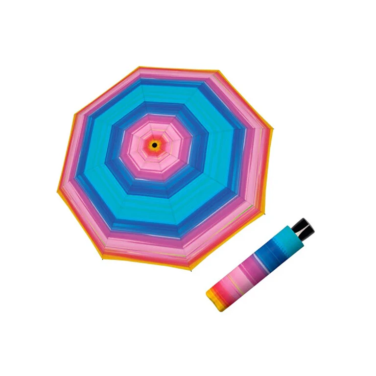 Folding Umbrella Fiber Havanna Happy Pink