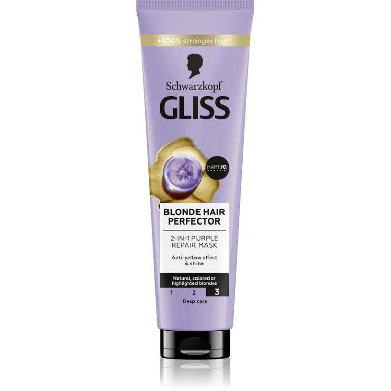 Gliss Blonde Perfector regenerating hair mask for bleached or highlighted hair 150 ml