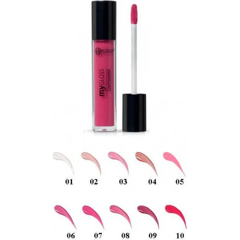 Astra Mygloss Light&Shine - Lip Gloss 01 Crystal Transparent