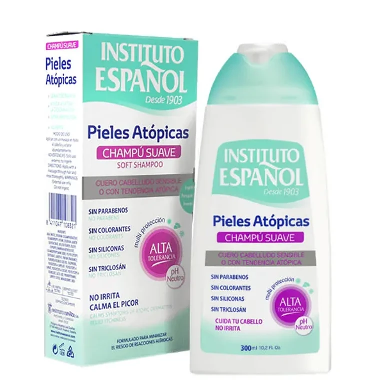 Soft shampoo for atopic skin of the Instituto Español 300 ml