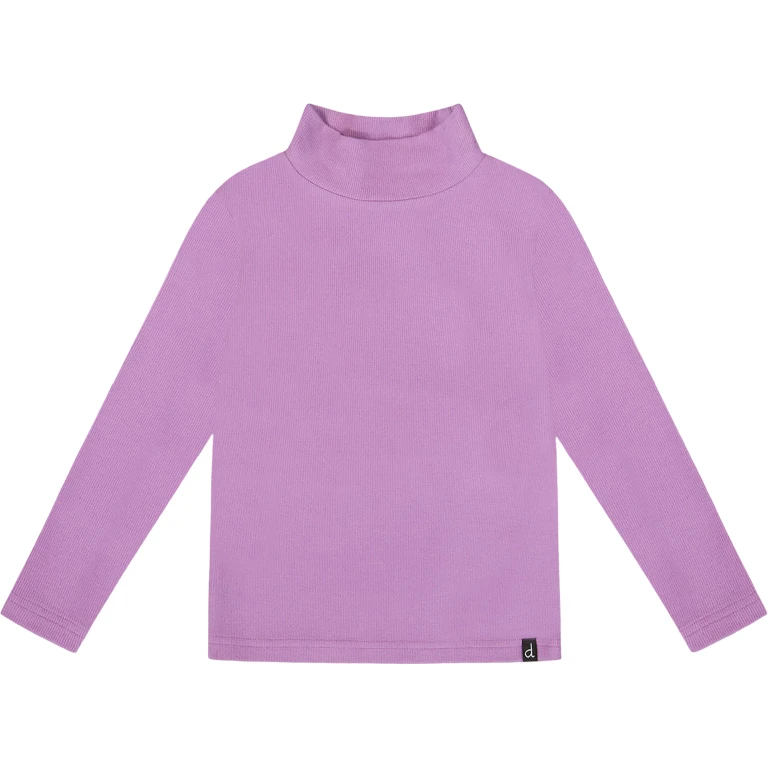 Super Soft Ribbed Mock Neck Top - Little Girl
