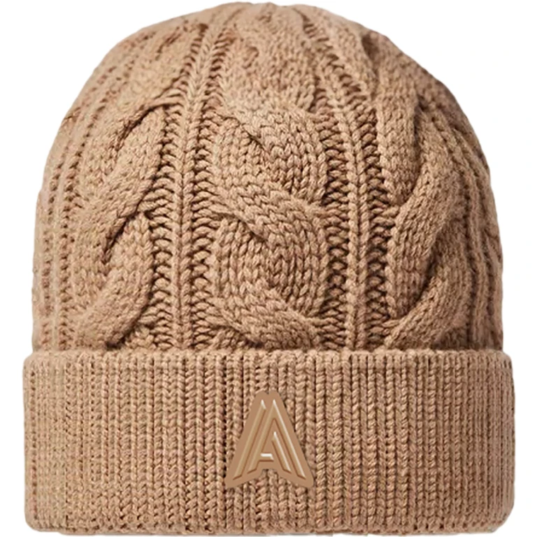 Aspen Cable Knit Fold Over Beanie