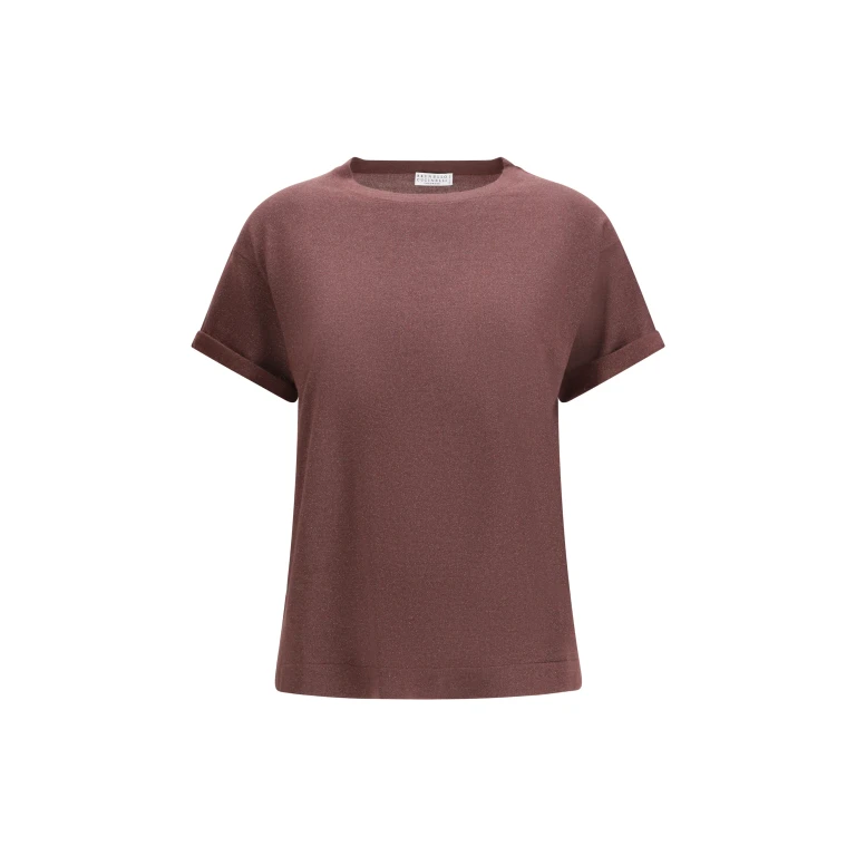 Cashmere T-Shirt Rhubarb