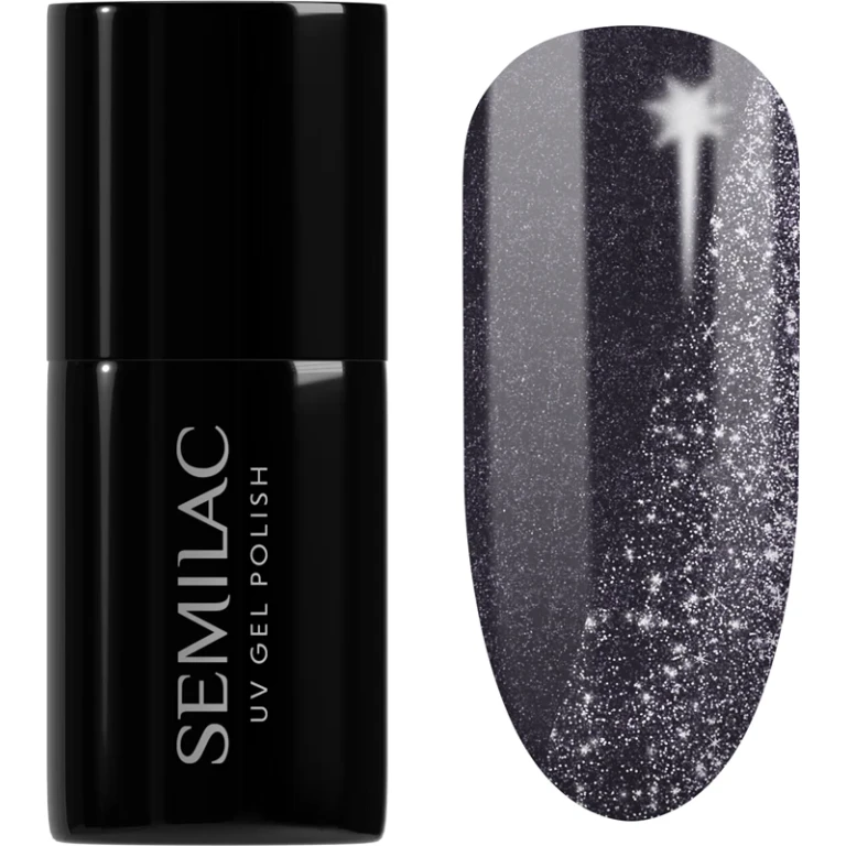UV Hybrid Day and Night Gel Nail Polish with UV/LED Lamp Color 399 Dark & Spark 7 ml