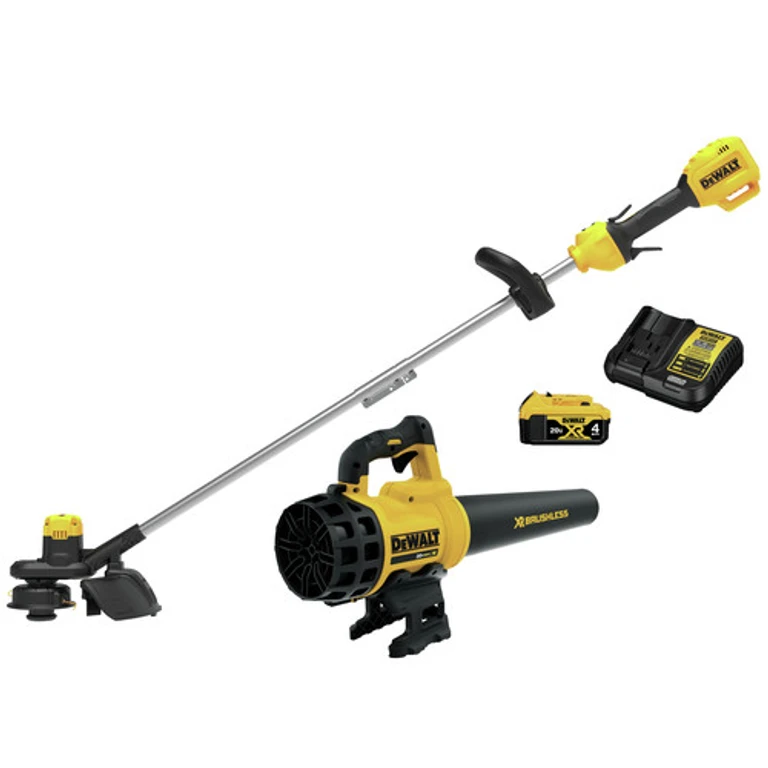 20V MAX Cordless Lithium-Ion 13 ft. String Trimmer/Handheld Blower Kit (4 Ah)