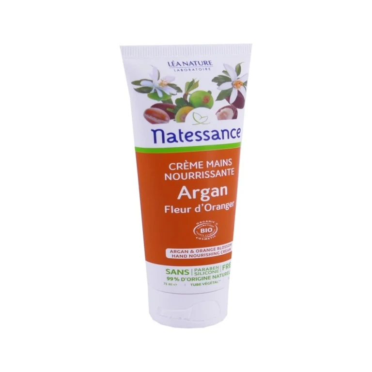 Argan Hand and Nail Cream Orange Blossom Organic 75ml