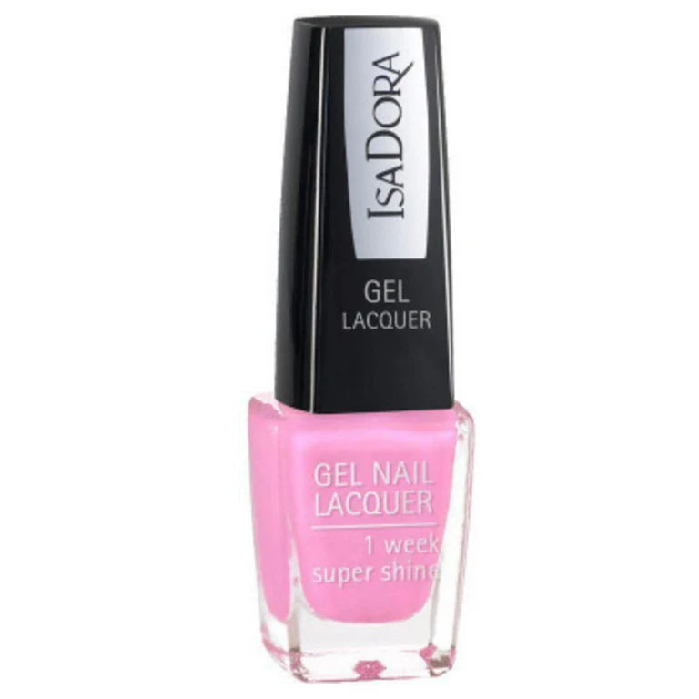 Gel nail polish with a glossy finish 222 Pink Bomb 6 ml