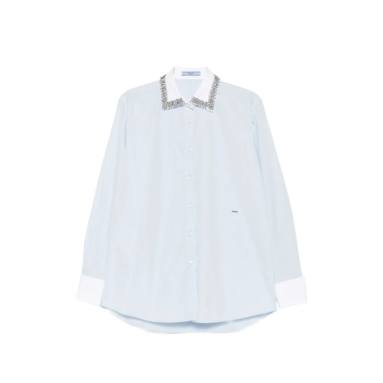Crystal-embellished Poplin Shirt
