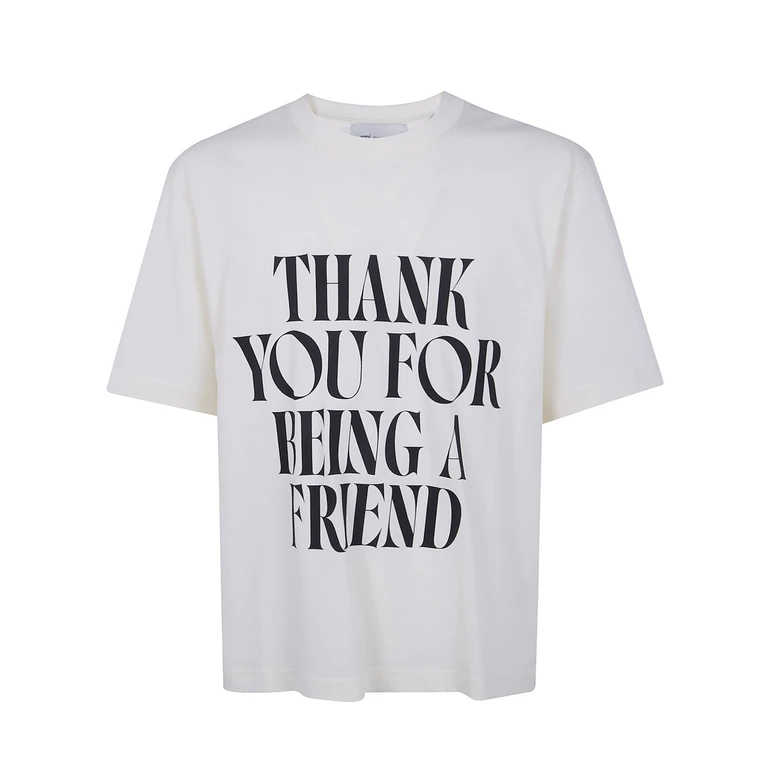 T-shirt AMI Alexandre Mattiussi coupe boxy à manches courtes