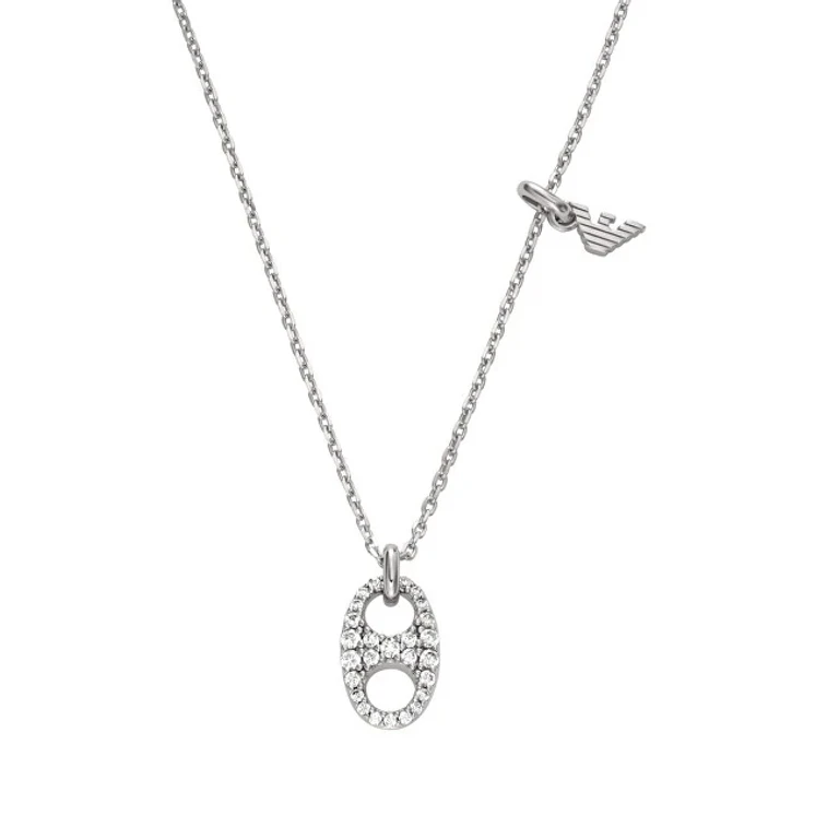 Coordinated Silver Necklace for Women Eg3630040