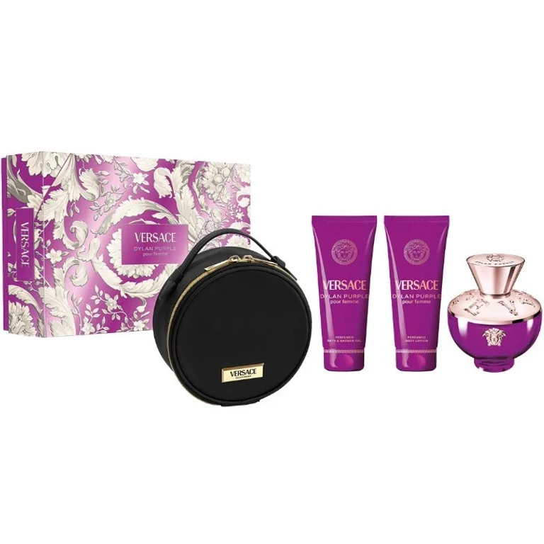 Dylan Purple - Edp 100 Ml + Body Lotion 100 Ml + Shower Gel 100 Ml + (Black) Pouch
