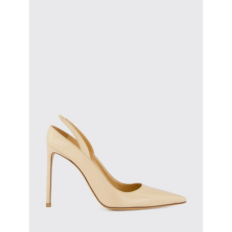 Leather Slingback Pumps with High Stiletto Heel (R1P1029301)