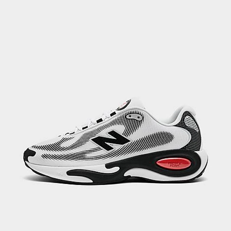 Men's AC Runner Running Shoes in White/Black/Silver Metallic Size: 7.5
