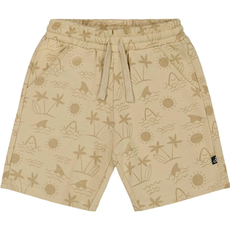 Printed French Terry Shorts - Little Boy