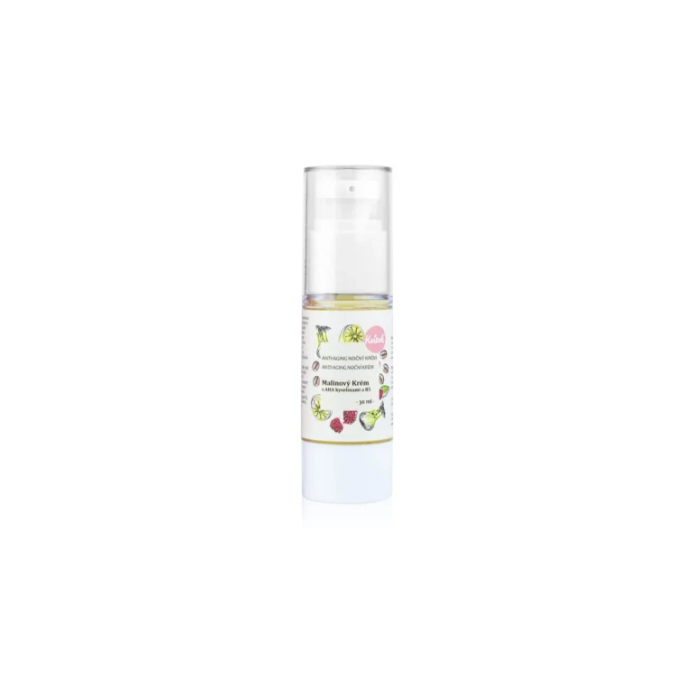 Night cream for mature skin with raspberry and AHA 40+ acids 30 ml