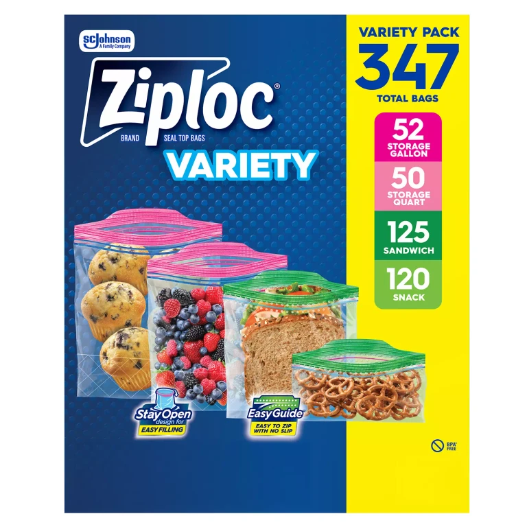 Easy Open Bags Variety Pack with New Stay Open Design, 347 ct.