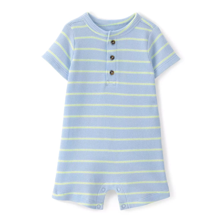 Boys Romper Turquoise 3M:- Turquoise, 3M