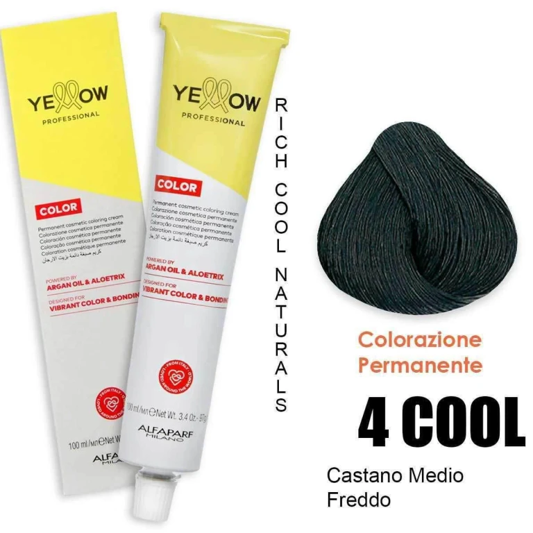 Yellow Color Permanent 4 Cool 100Ml