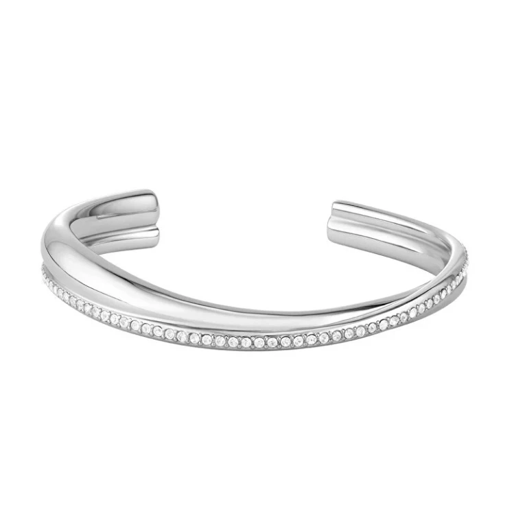 Solid Steel Bracelet With Crystals Lena 1580777