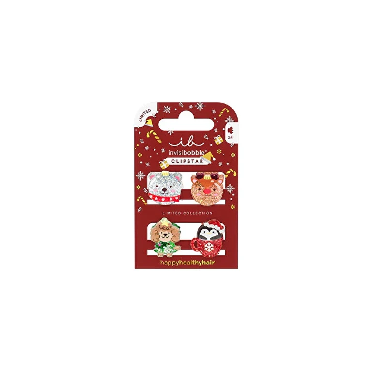 Clipstar Kids Sparkle In A Cup Hair Clip 4 Pieces