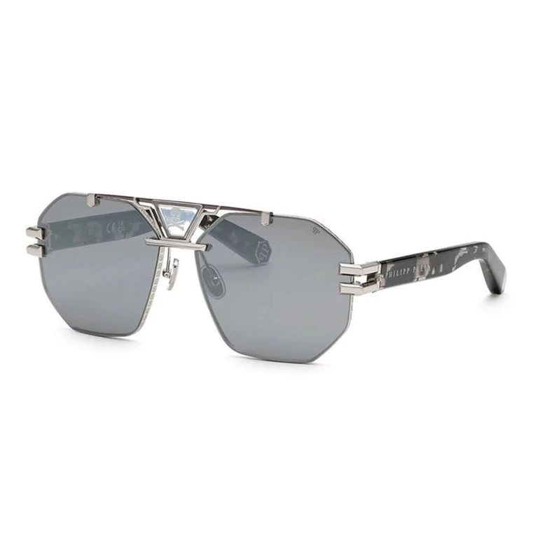 Grey Aviator Mens Sunglasses SPP077V 523X 63