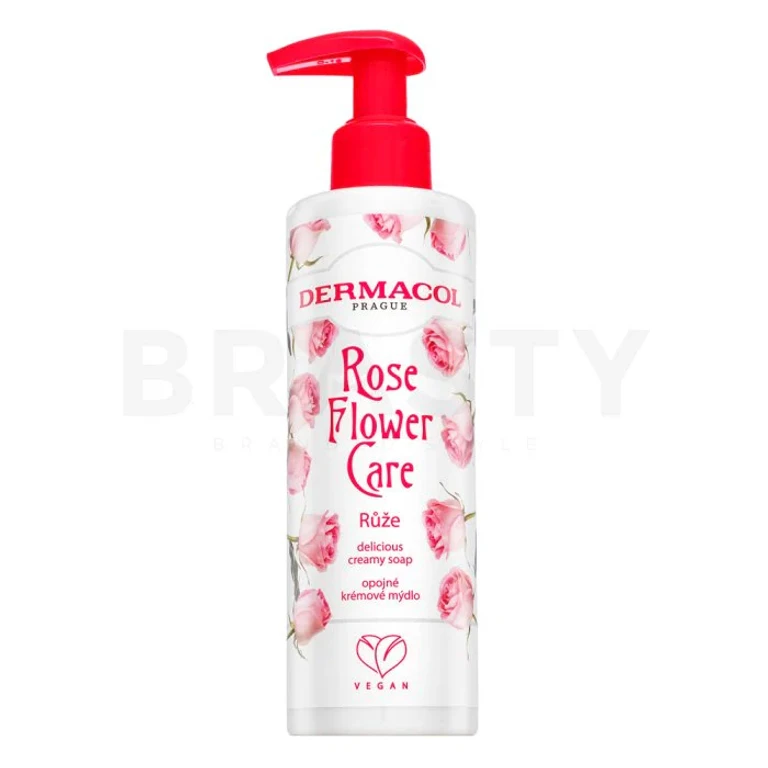 Delicious Creamy Soap with Rose Flower Care 250 ml