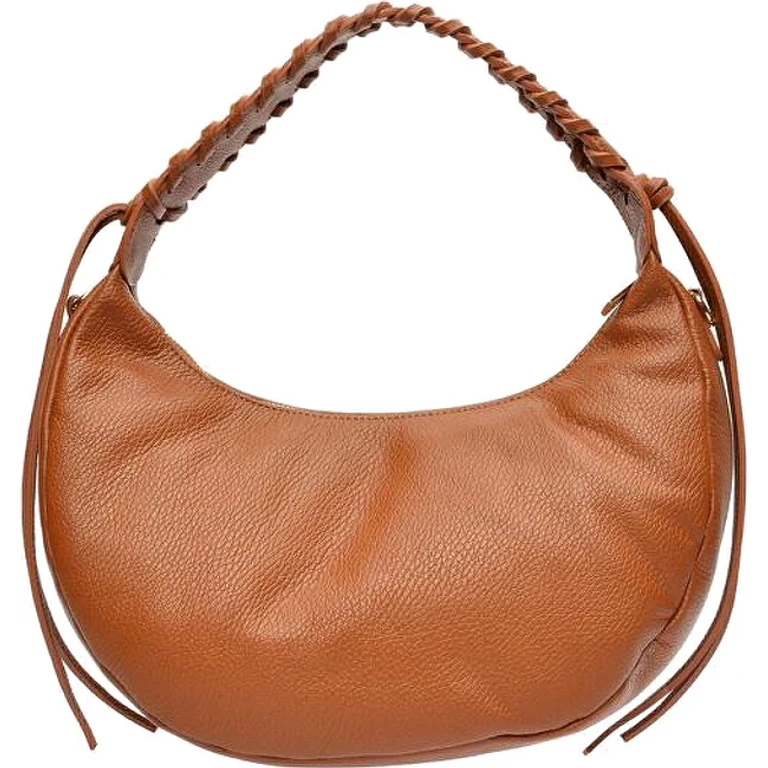 Women's Leather Handbag in Colorful Cognac