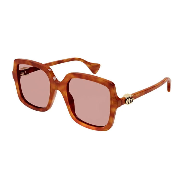 Ladies Black Square Sunglasses GG1070S 002