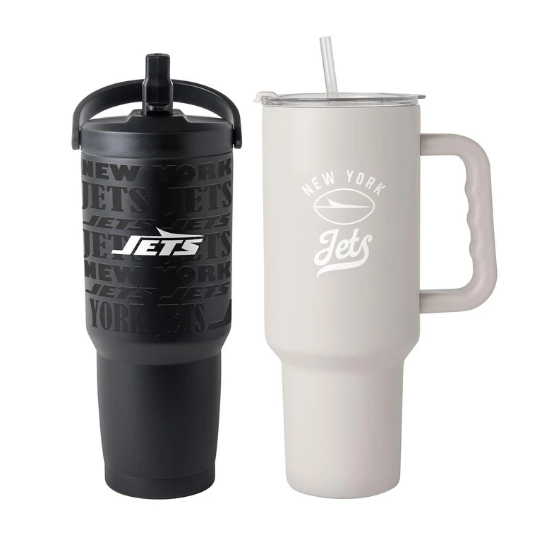 New York Jets Stainless Steel Tumbler Set