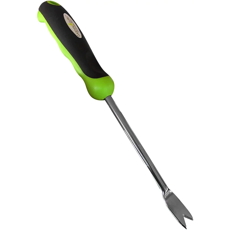 Garden Guru Dandelion Weeder Tool with Ergonomic Handle